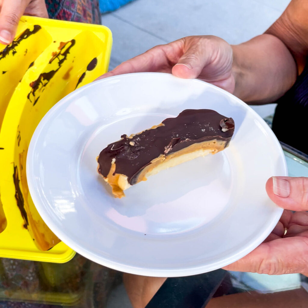 Frozen Banana Snickers